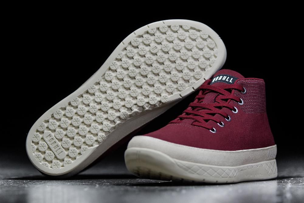 NOBULL Patike Za Trening Muške - Nobull Cabernet Canvas Mid Bordo (042985-FSH)